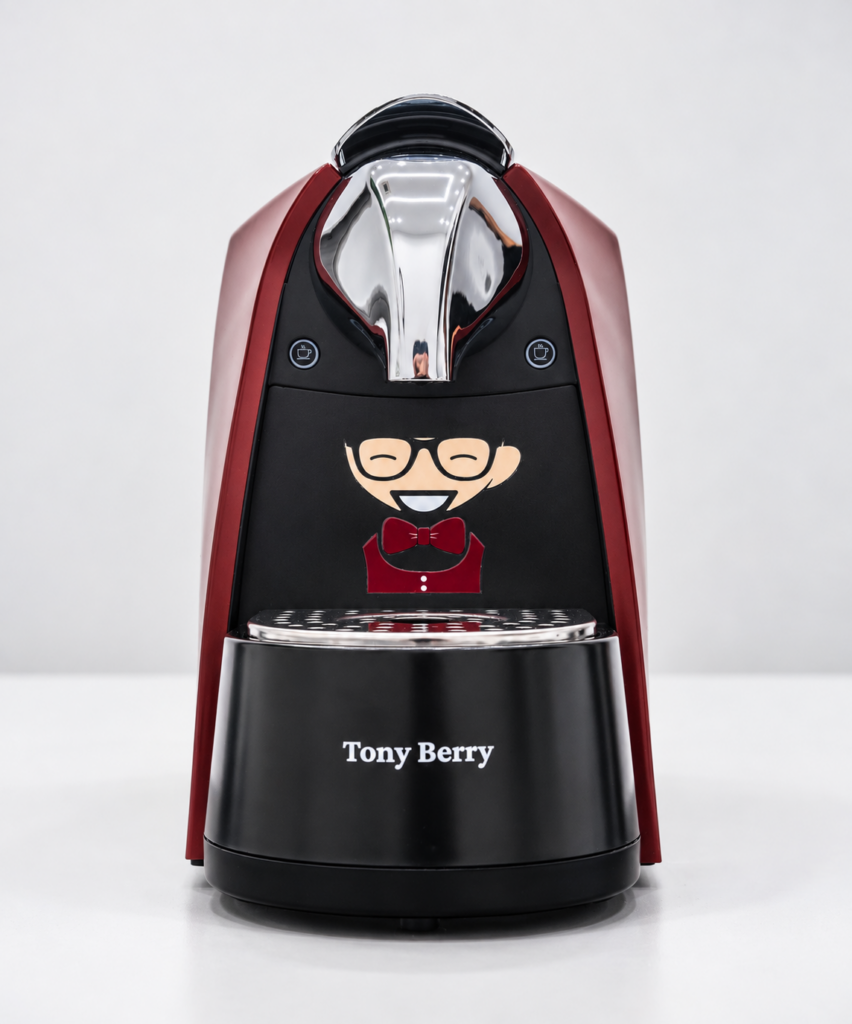 Tony Berry’s coffee machine